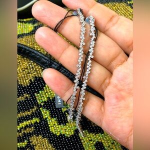 Sashi crystal pave earrings with tag - new from Anthropologie